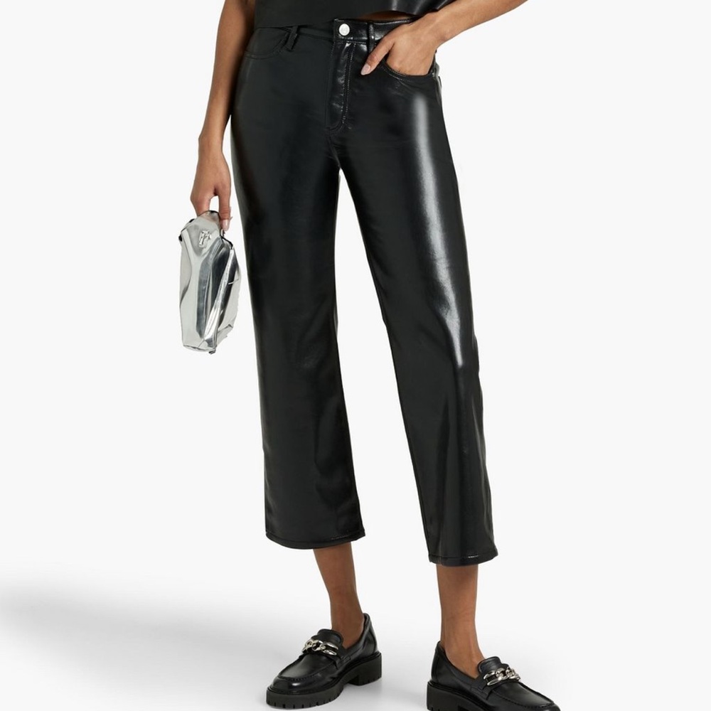 FRAME leather pants